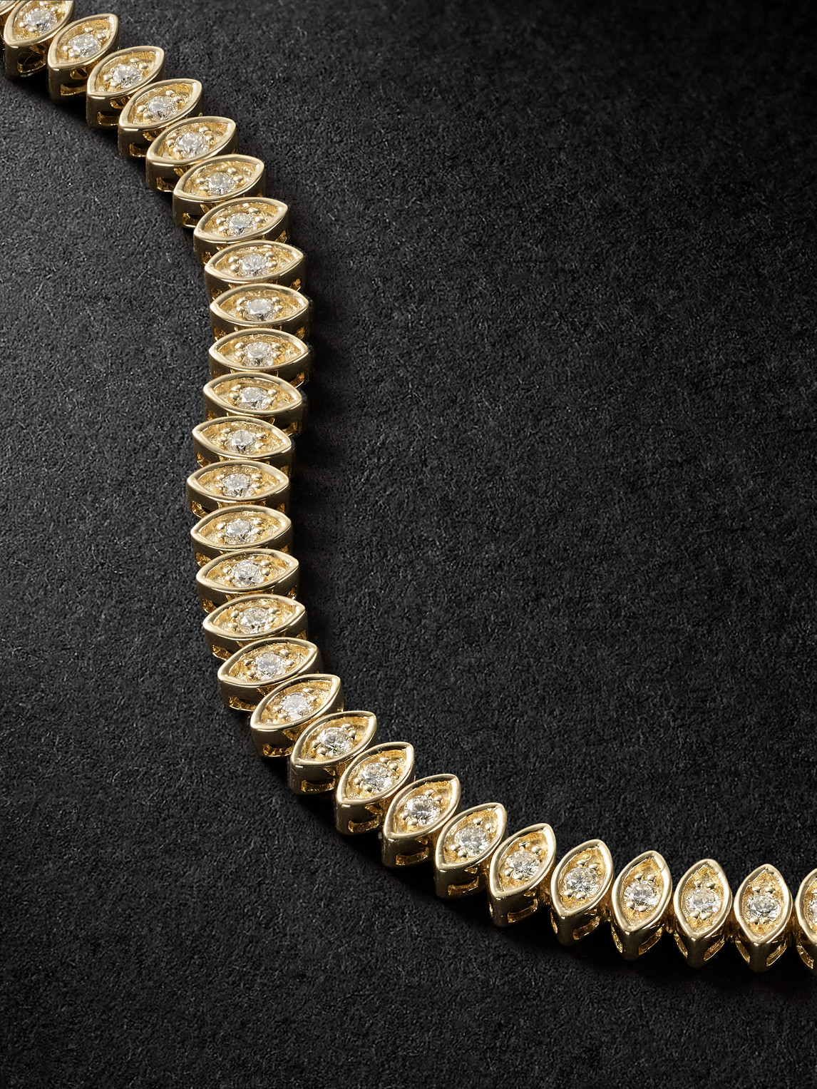 Sydney Evan 14-karat Gold Diamond Bracelet In Gold