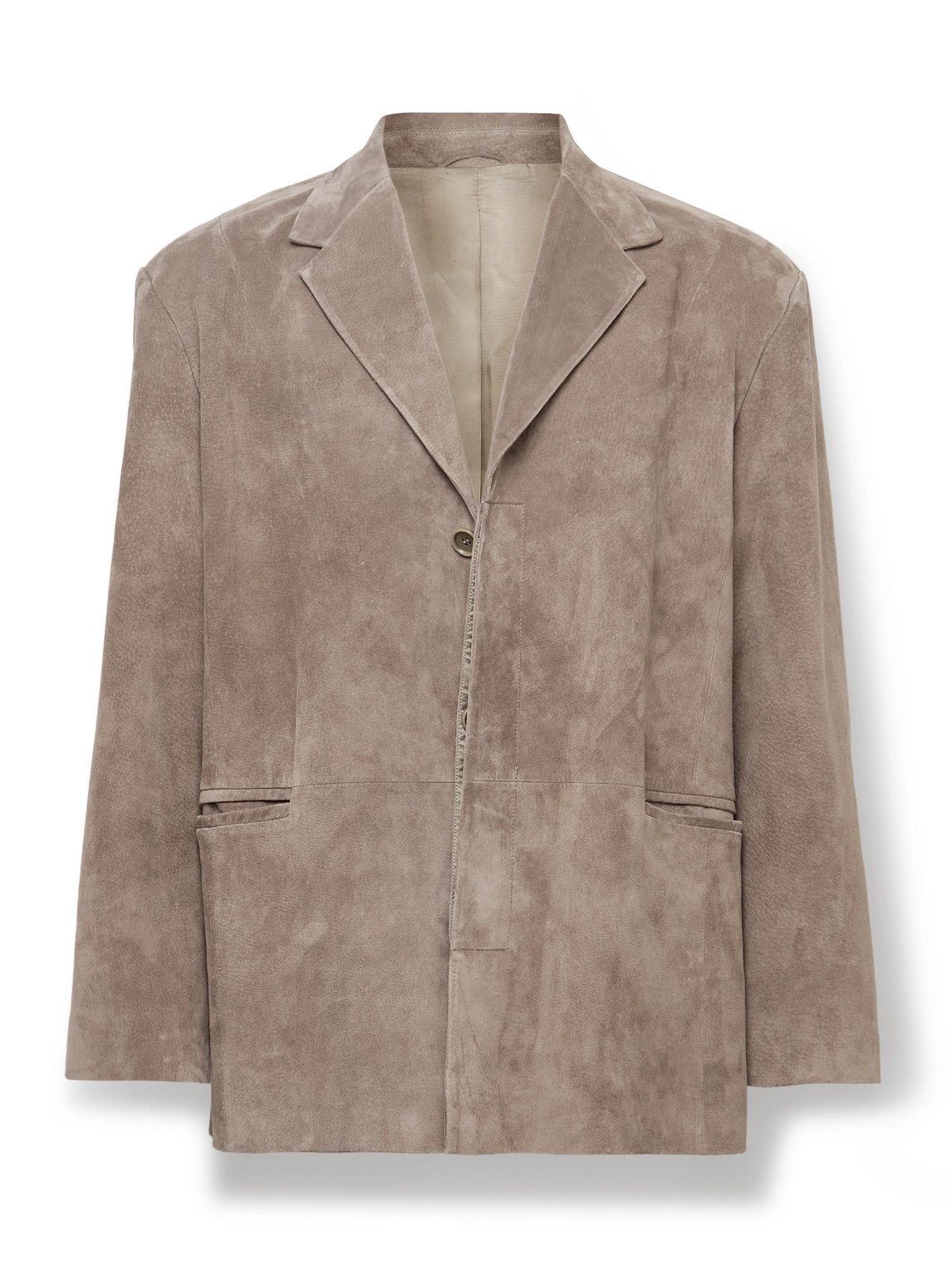 Oversized Suede Blazer