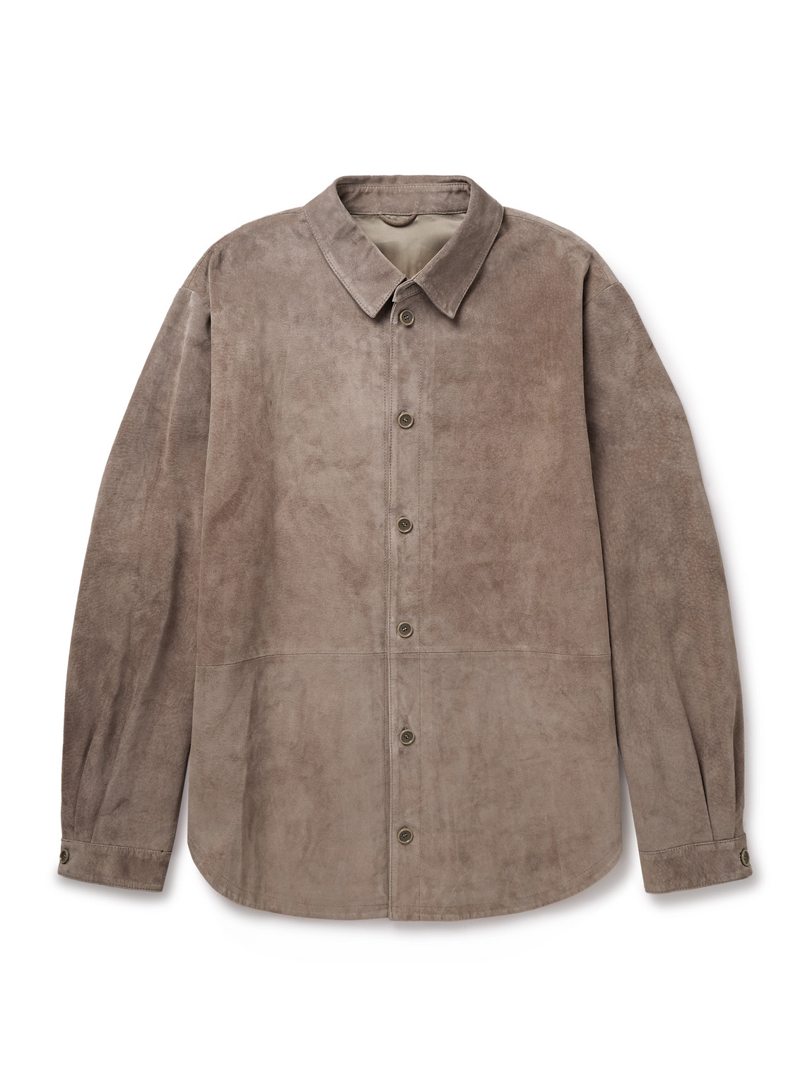 Oversized Suede Shirt