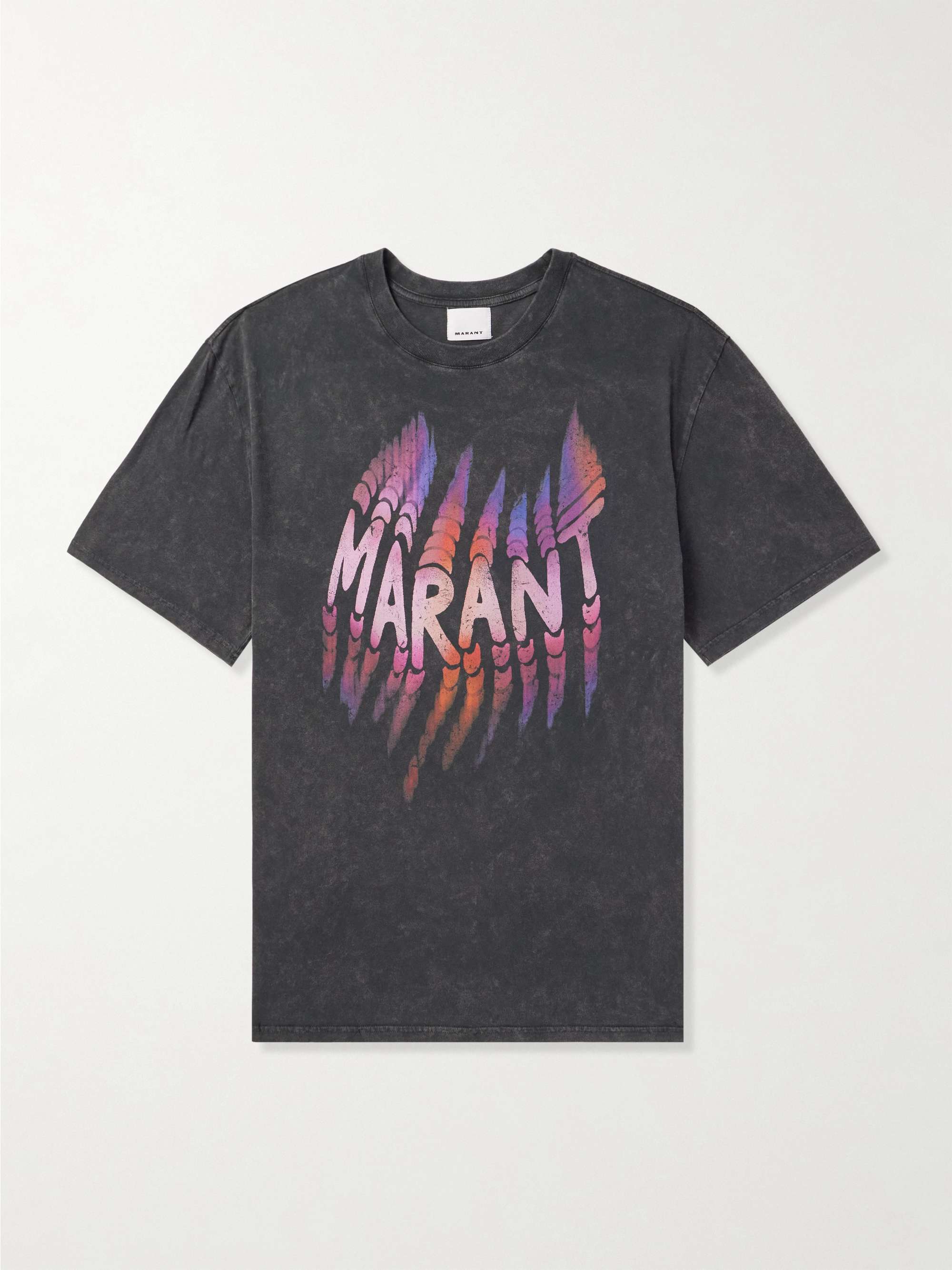 Dark gray Buster Peckish Bowy Printed Cotton-Jersey T-Shirt Dark gray Buster Peckish Bowy Printed Cotton-Jersey T-Shirt