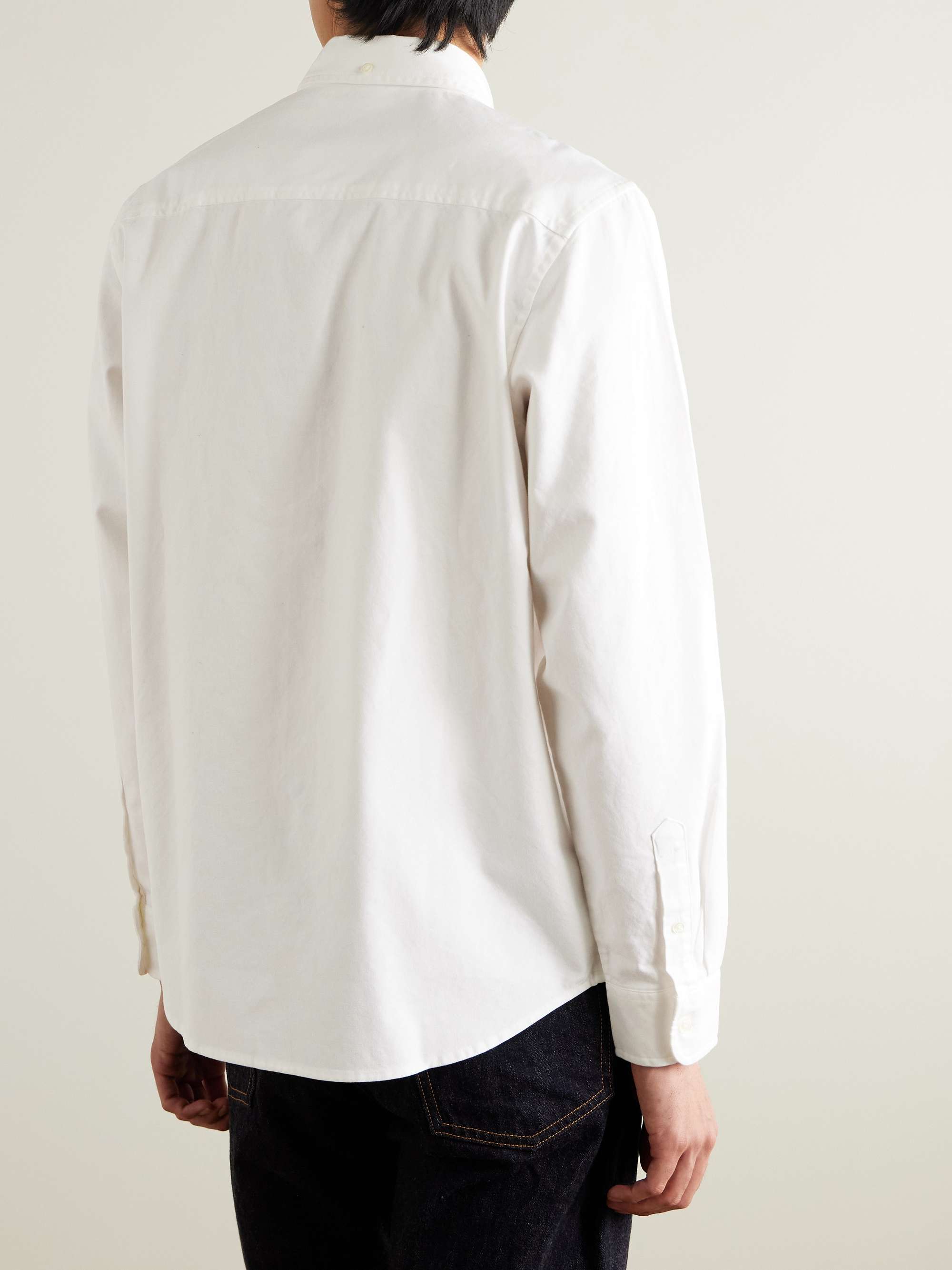 CARHARTT WIP Bolton Button-Down Collar Logo-Embroidered Cotton Oxford Shirt