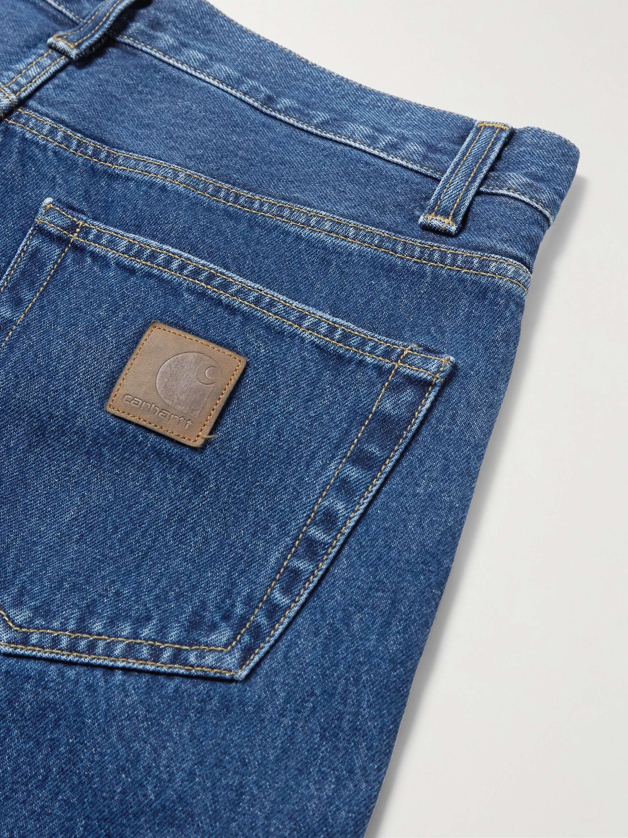 CARHARTT WIP Newel Tapered Logo-Appliquéd Jeans