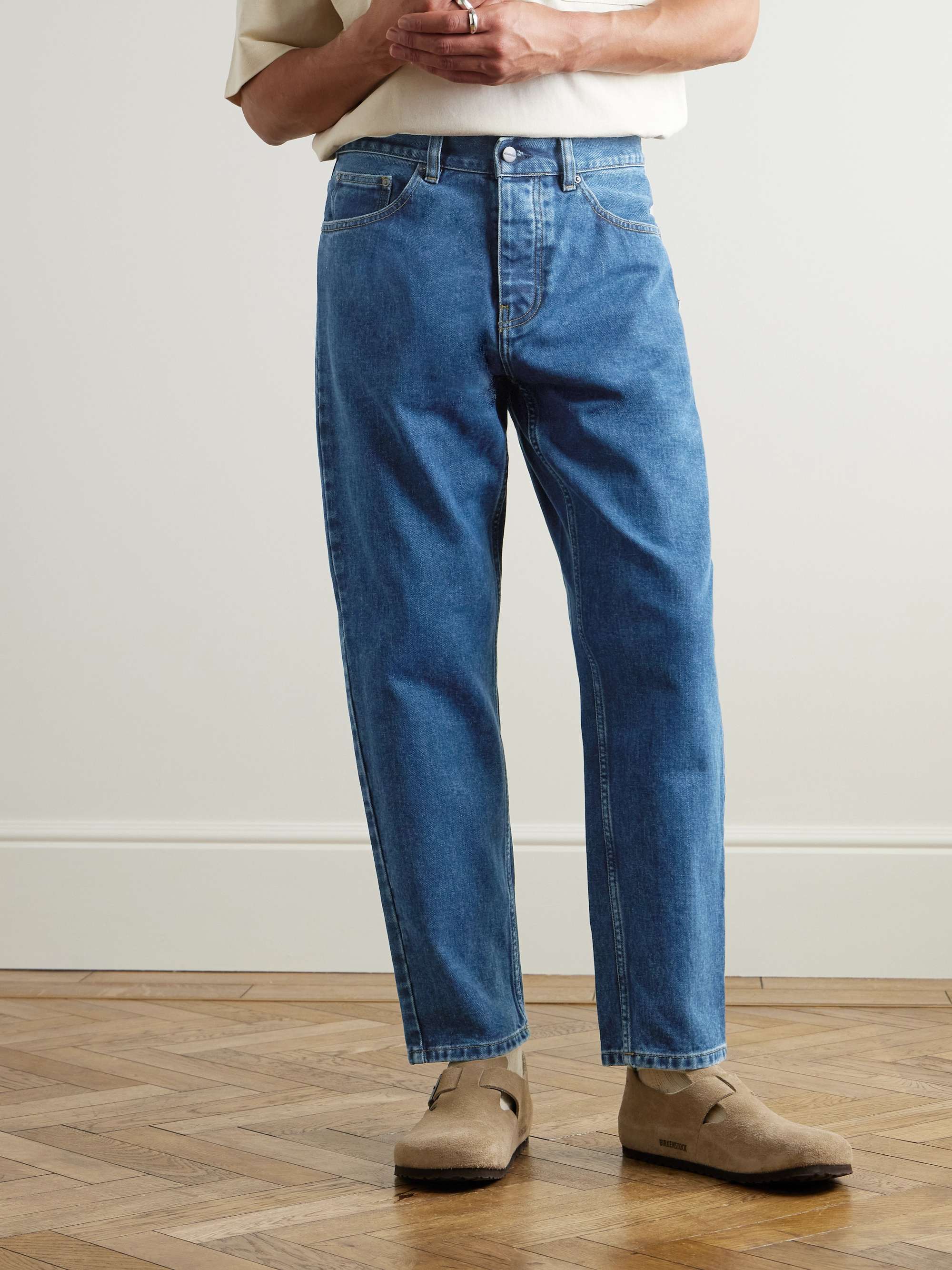 CARHARTT WIP Newel Tapered Logo-Appliquéd Jeans