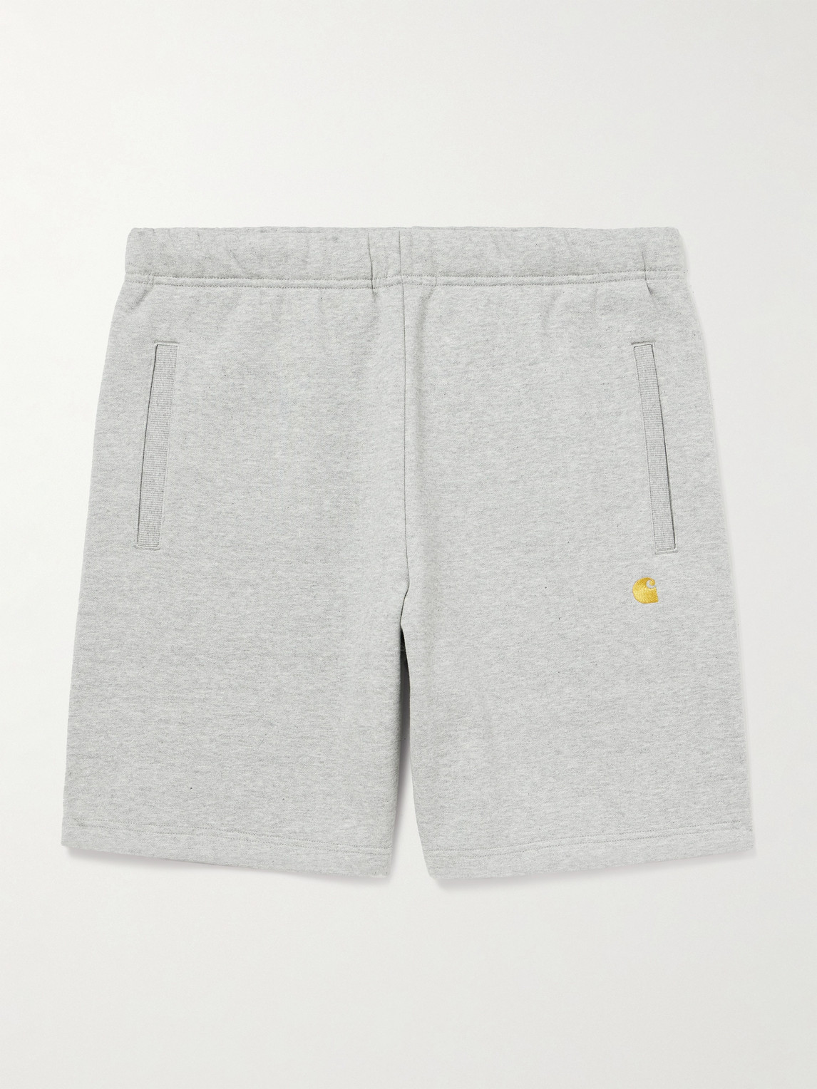 Chase Straight-Leg Logo-Embroidered Cotton-Blend Jersey Shorts