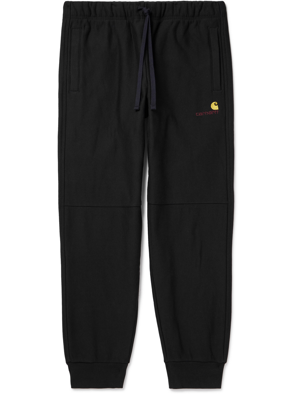 American Script Tapered Cotton-Blend Jersey Sweatpants