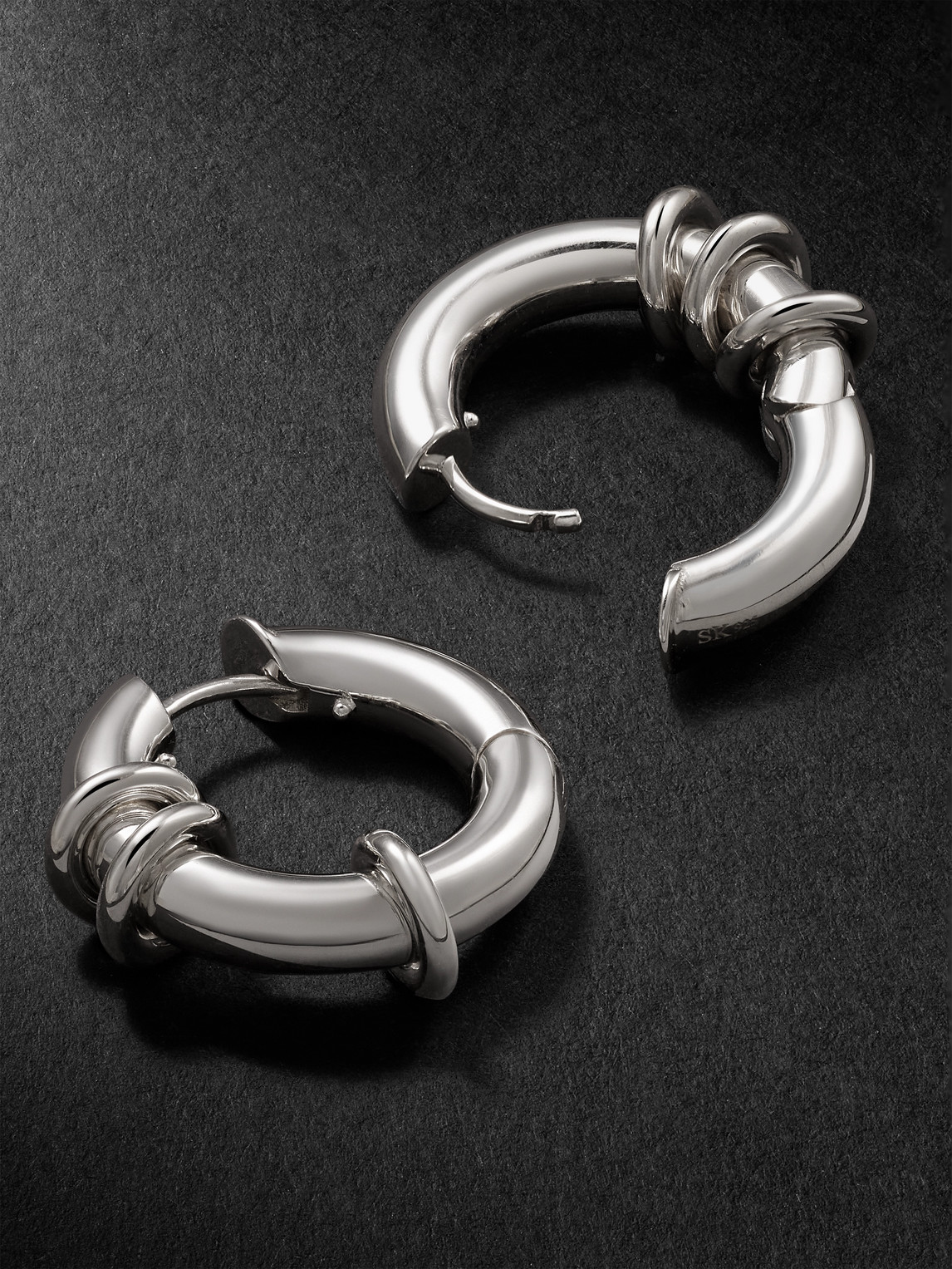 Spinelli Kilcollin Ursa Minor Sterling Silver Hoop Earrings In Silver