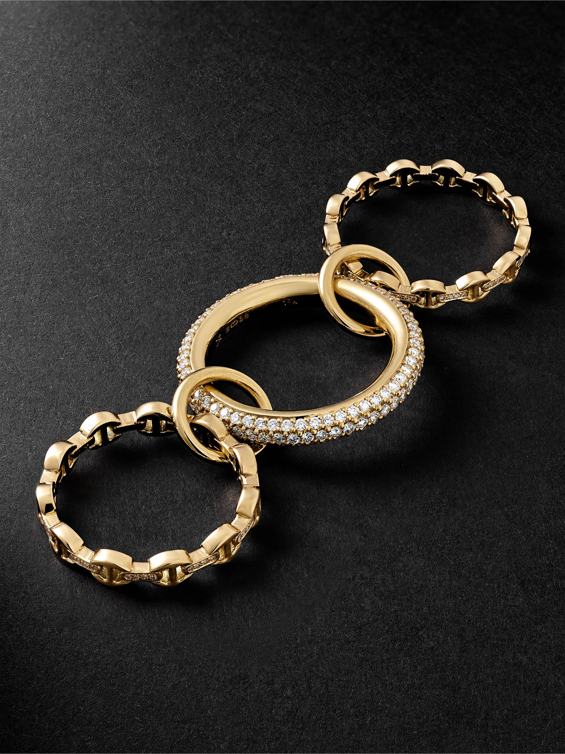 Spinelli Kilcollin Hoorsenbuhs Microdame Sk 18-karat Gold Diamond Ring In Gold