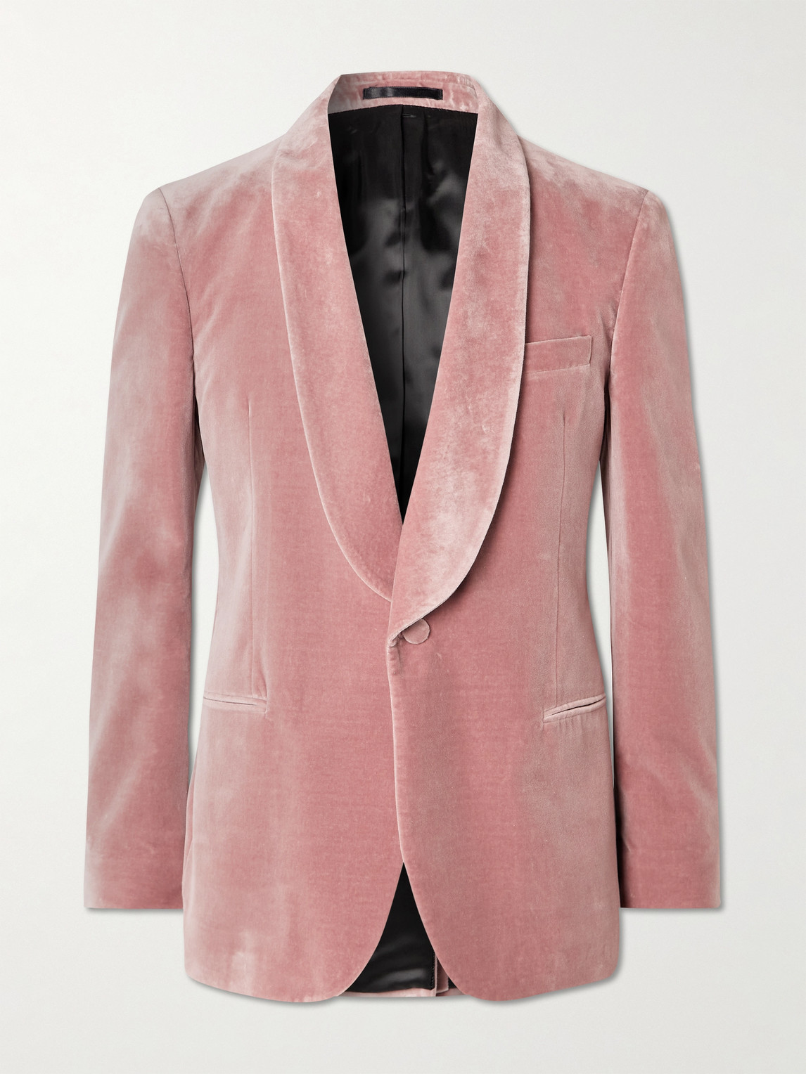 MR P. Slim-Fit Shawl-Collar Cotton-Velvet Tuxedo Jacket - Men
