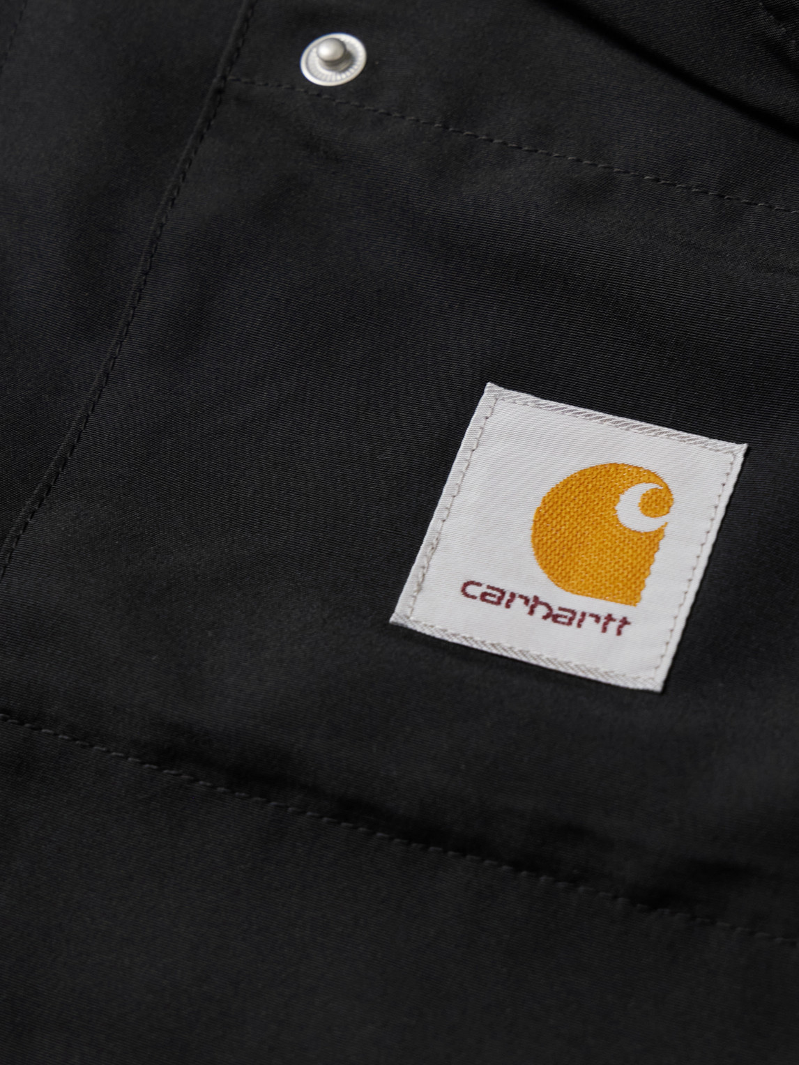 Carhartt Work In Progress Flint Corduroy Button-up Shirt In Black