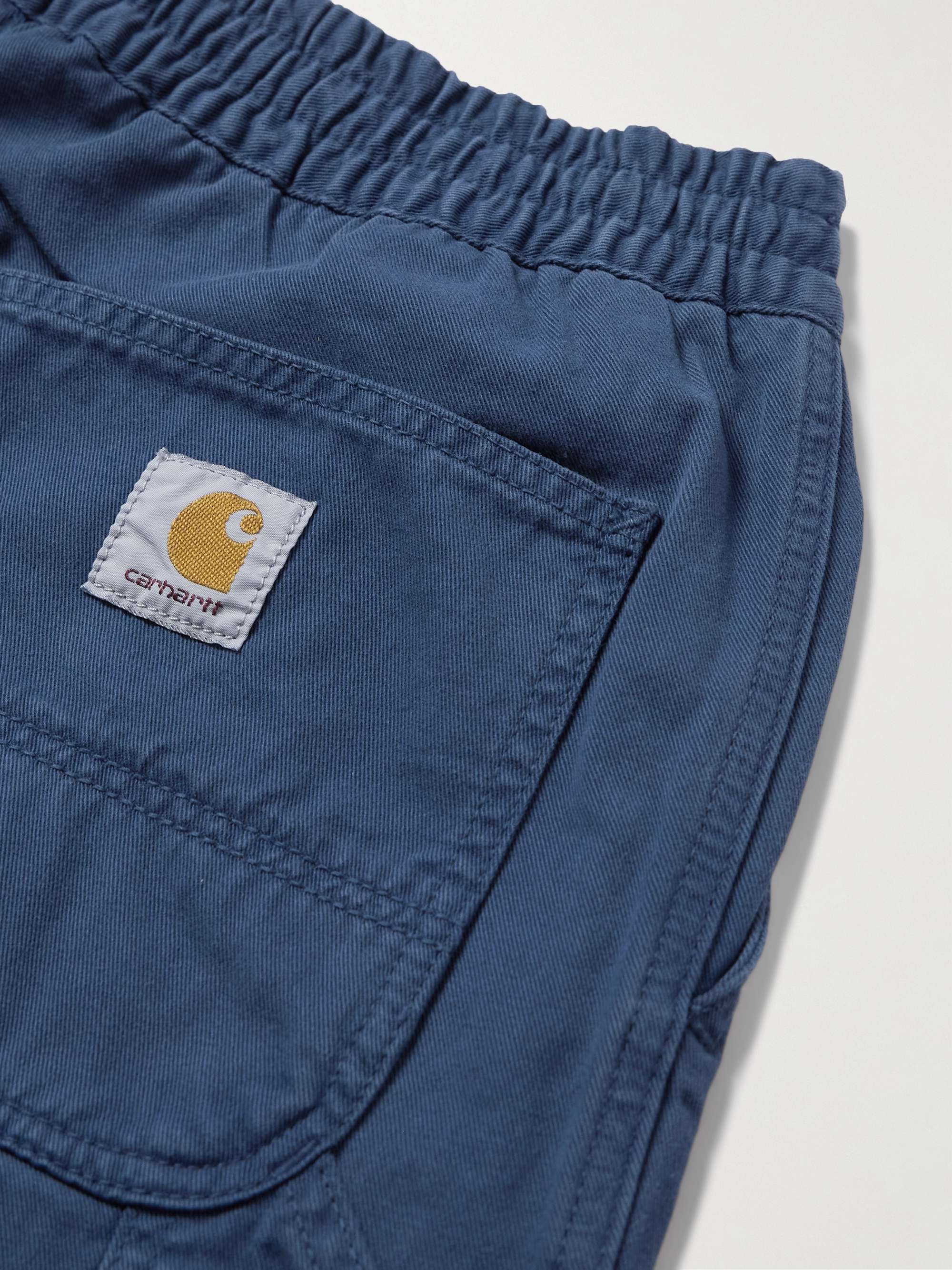 CARHARTT WIP Pantaloni a gamba dritta in twill di cotone biologico Flint