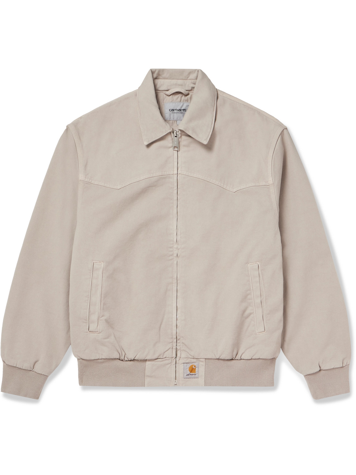 Carhartt Og Santa Fe Padded Twill Jacket In Neutrals