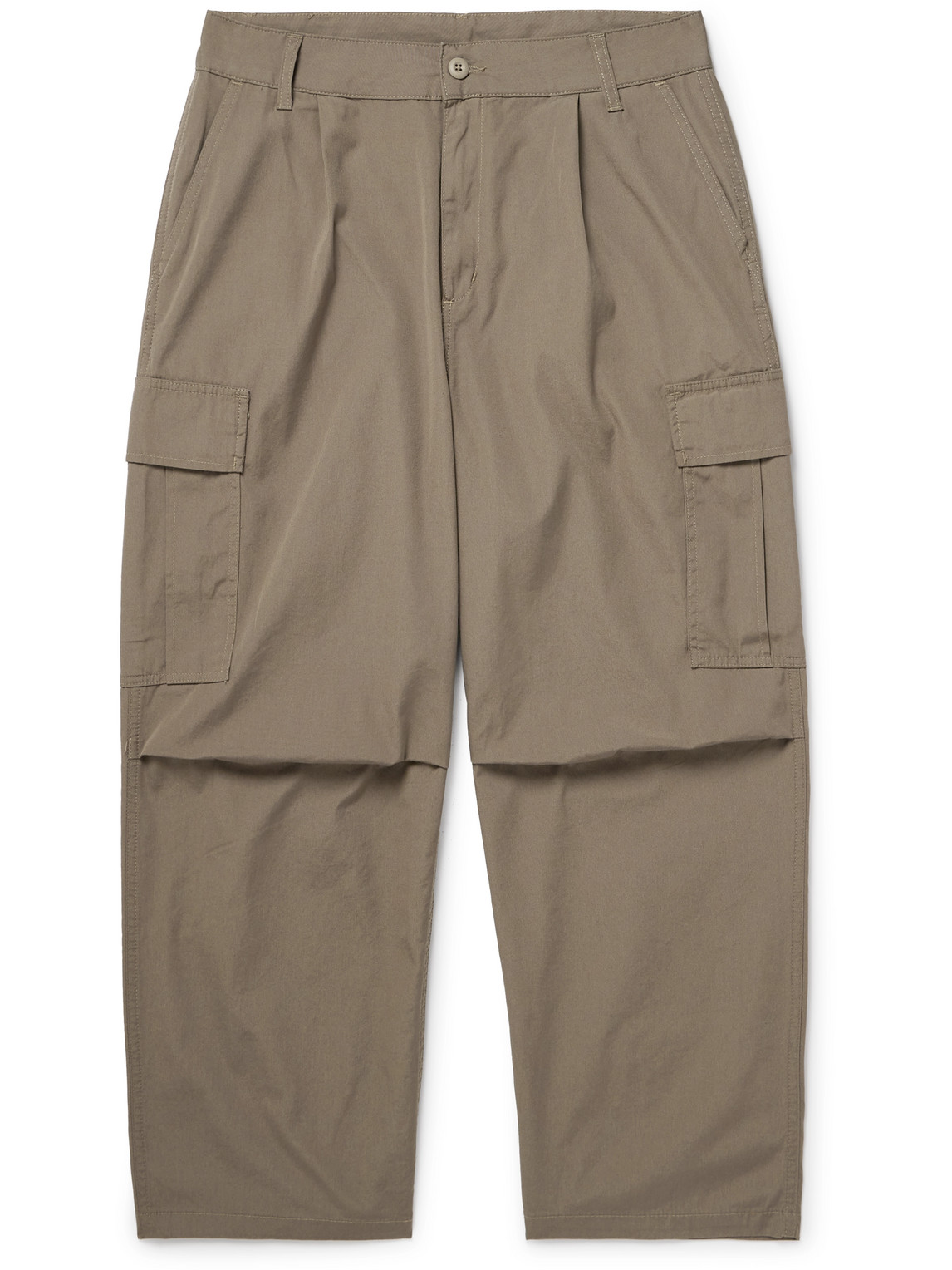 Carhartt Cole Straight-leg Cotton-twill Cargo Trousers In Brown