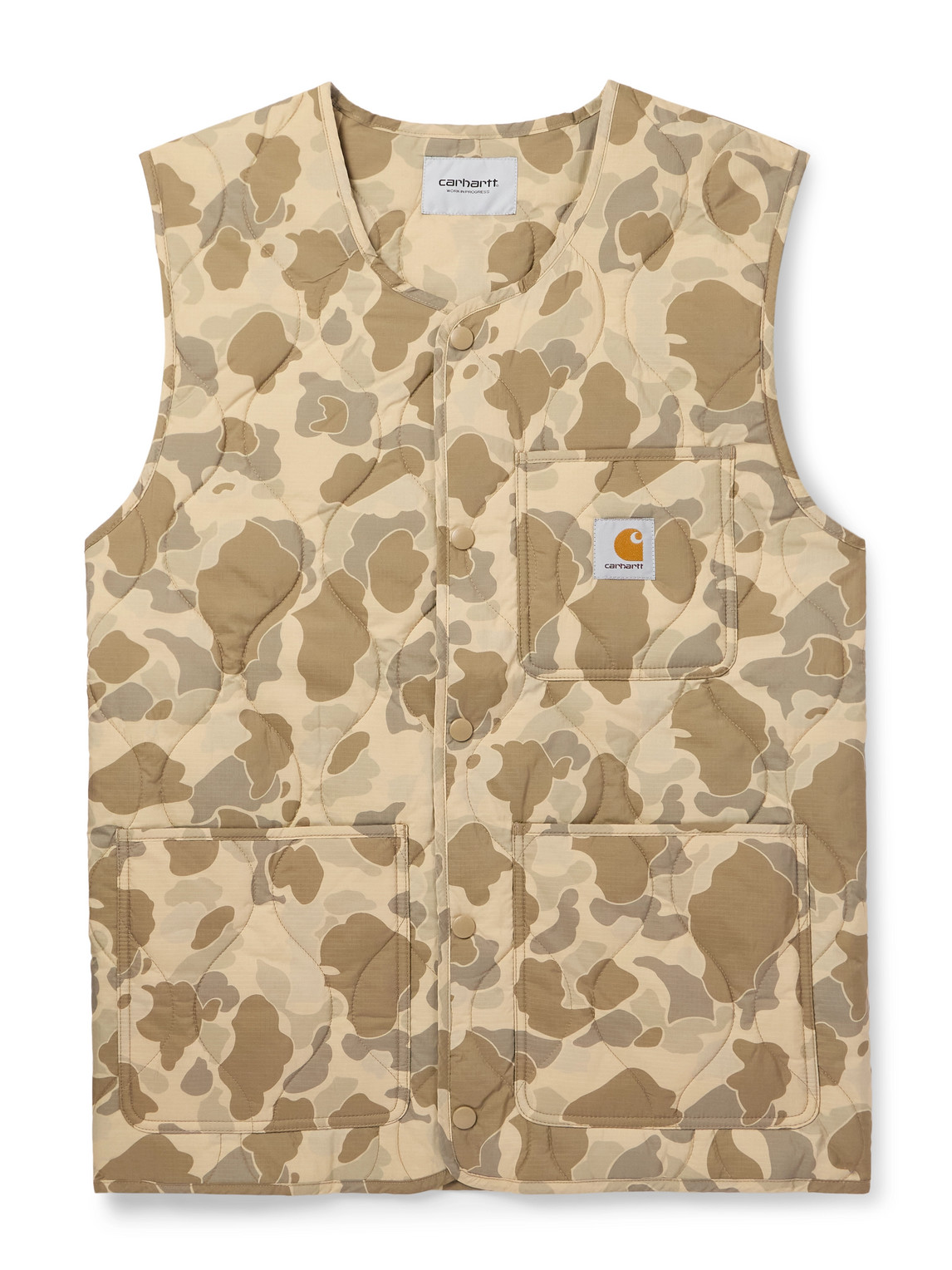 Carhartt WIP – Skyton Logo-Appliquéd Camouflage-Print Quilted  Recycled-Ripstop Gilet
