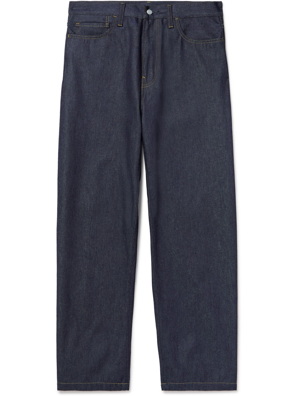 Landon Wide-Leg Logo-Appliquéd Jeans