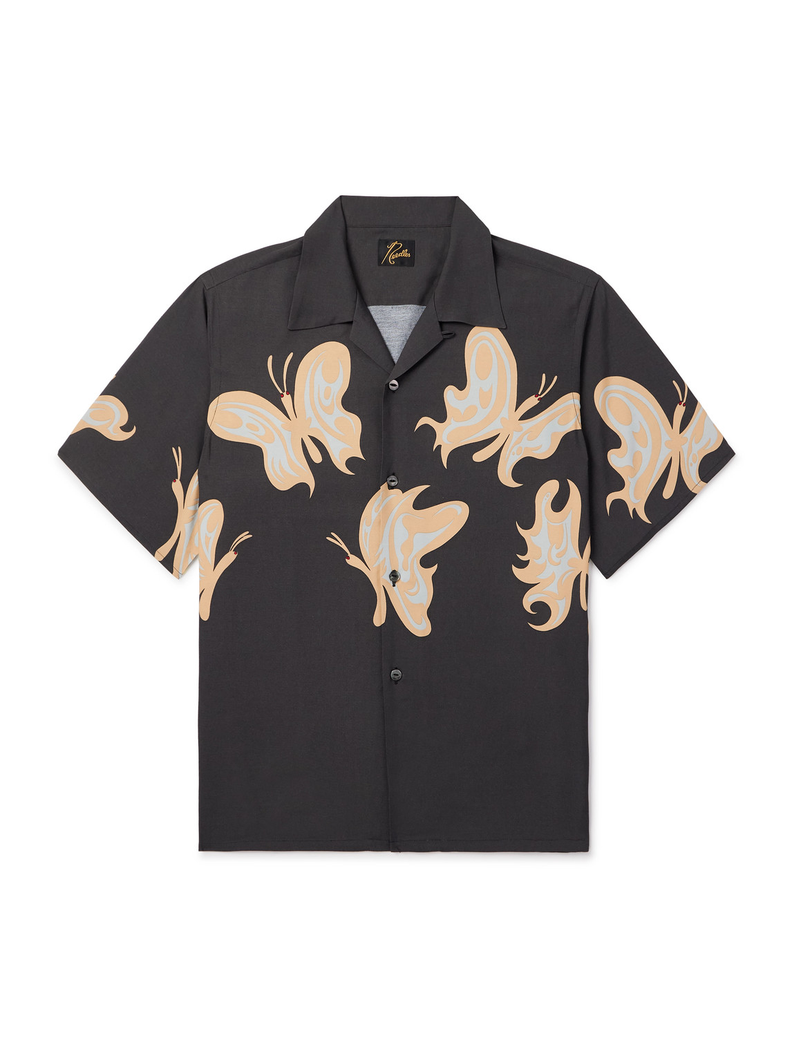 Needles Kae Tanaka Convertible-collar Printed Woven Shirt