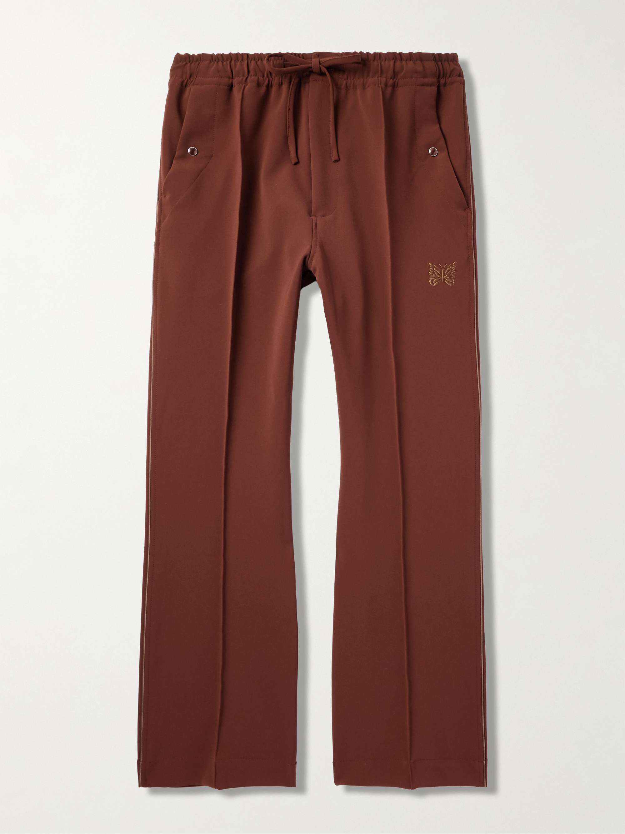 NEEDLES Straight-Leg Logo-Embroidered Jersey Track Pants for NEEDLES Straight-Leg Logo-Embroidered Jersey Track Pants for