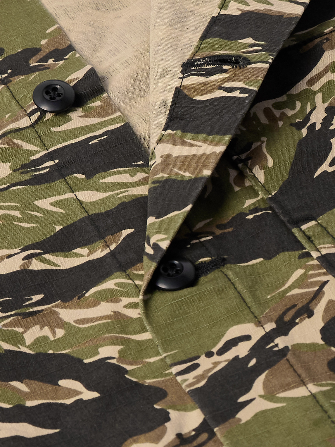 Needles - D.N. Coverall Camouflage-Print Cotton-Ripstop Chore