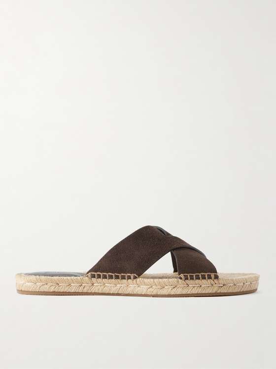 Ermenegildozegna Panarea Suede Sandals