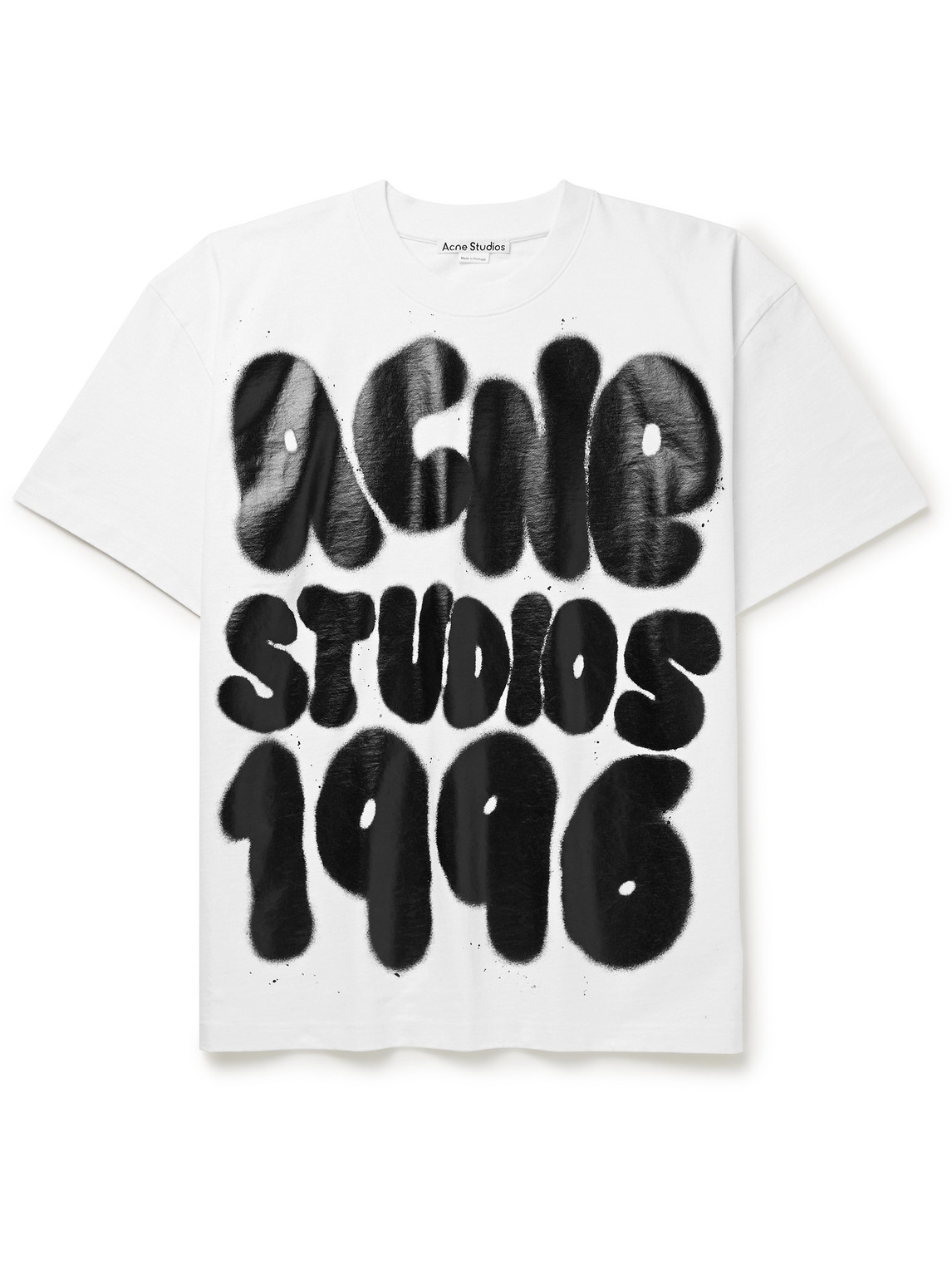 riize ソンチャン着用 acne studios T-SHIRT LOGO Acne Studios - Oversized Logo-Print Cotton-Jersey T-Shirt