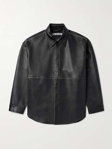 Acne Studios Leather Jackets for Men | MR PORTER