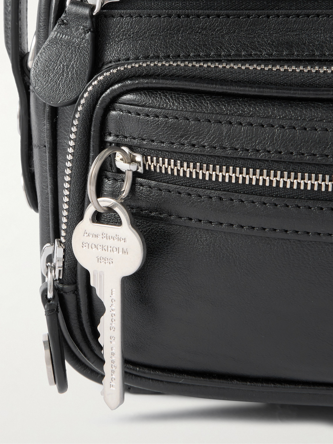  Acne Studios - Camero Small Textured-leather Messenger Bag - Men - Black 