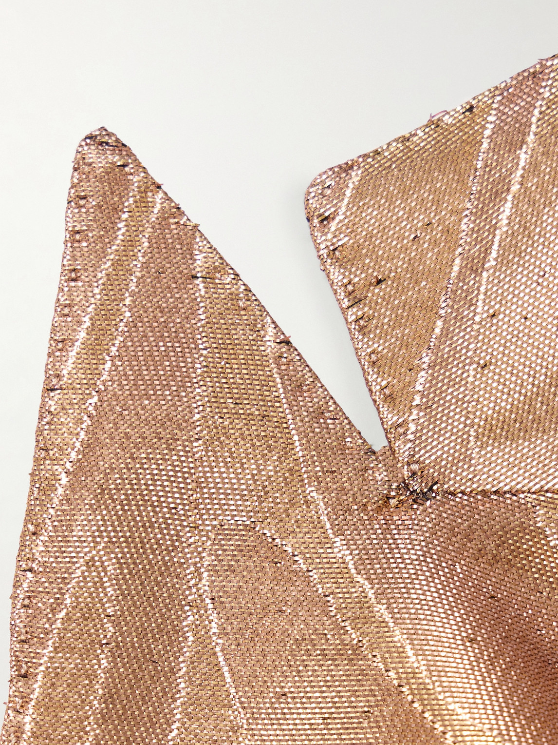 Tom Ford Dyllan Dupioni-jacquard Suit Jacket In Gold