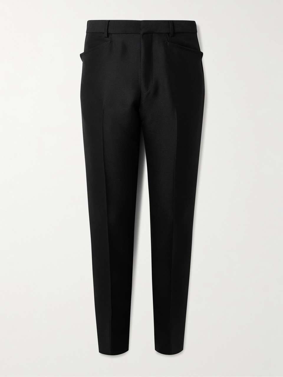 Dyllan Slim-Fit Tapered Wool-Blend Twill Trousers