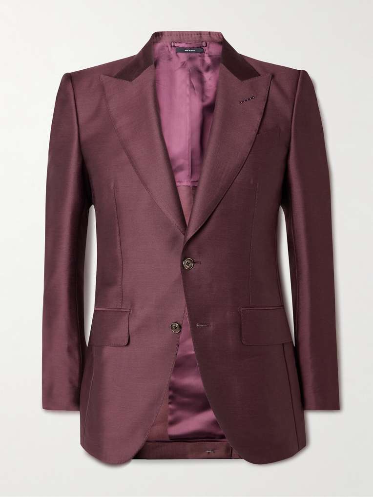 Tom Ford — Wool, Mohair and Silk-Blend Twill Suit Jacket