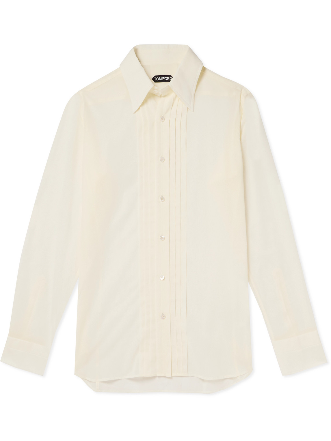 Tom Ford Pleated Cotton Shirt - Men