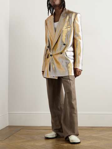 Dries Van Noten Double Breasted Blazers for Men | MR PORTER