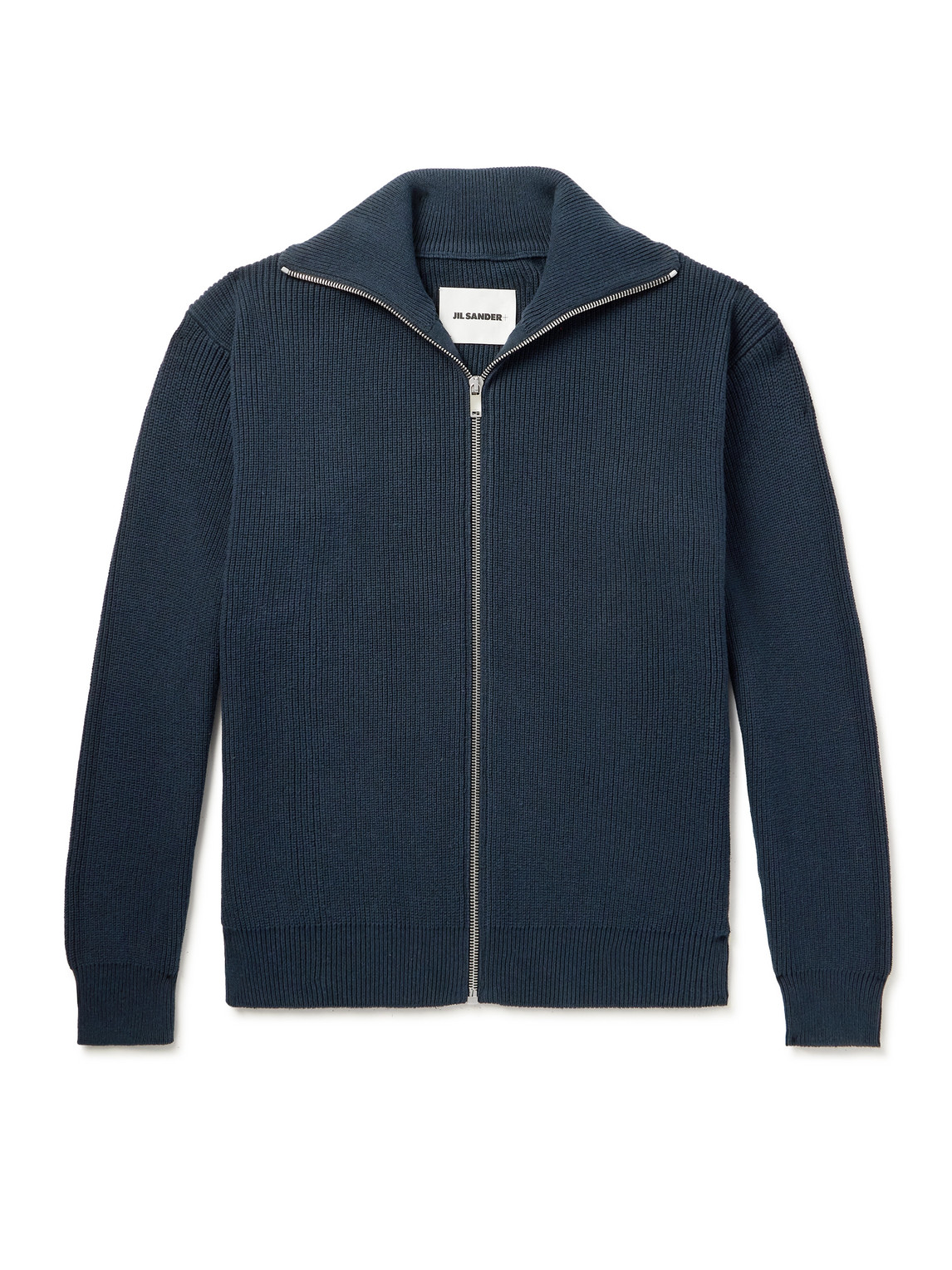 Jil Sander - Ribbed Cotton Zip-Up Cardigan - Curated Menswear
