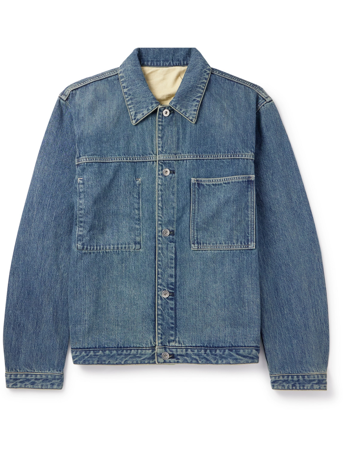 ジャケット・アウター uniform experiment WASHED DENIM JACKET uniform experiment 25S/S WASHED DENIM JACKET [ UE-250011