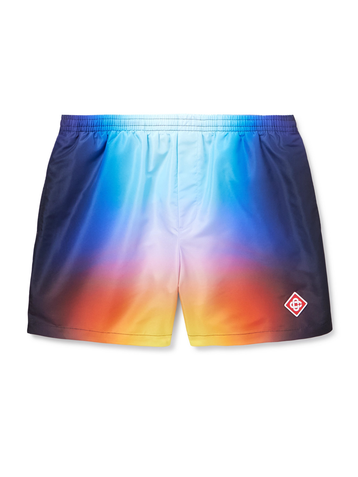 Casablanca Elastic Waist Swimming Trunks In Multi