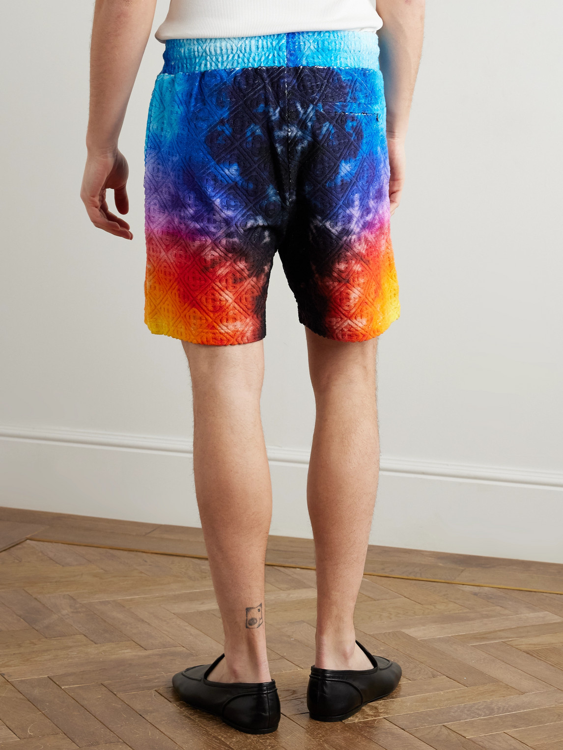 Casablanca The Gradient Towelling Bermuda And Short Multicolor In Blue