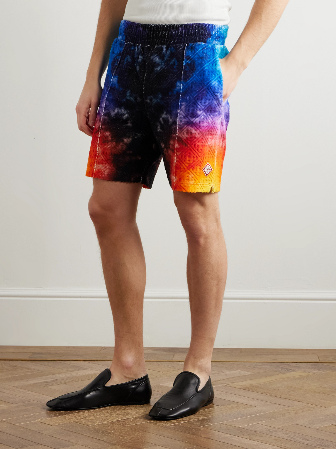 Casablanca The Gradient Towelling Bermuda And Short Multicolor In Blue