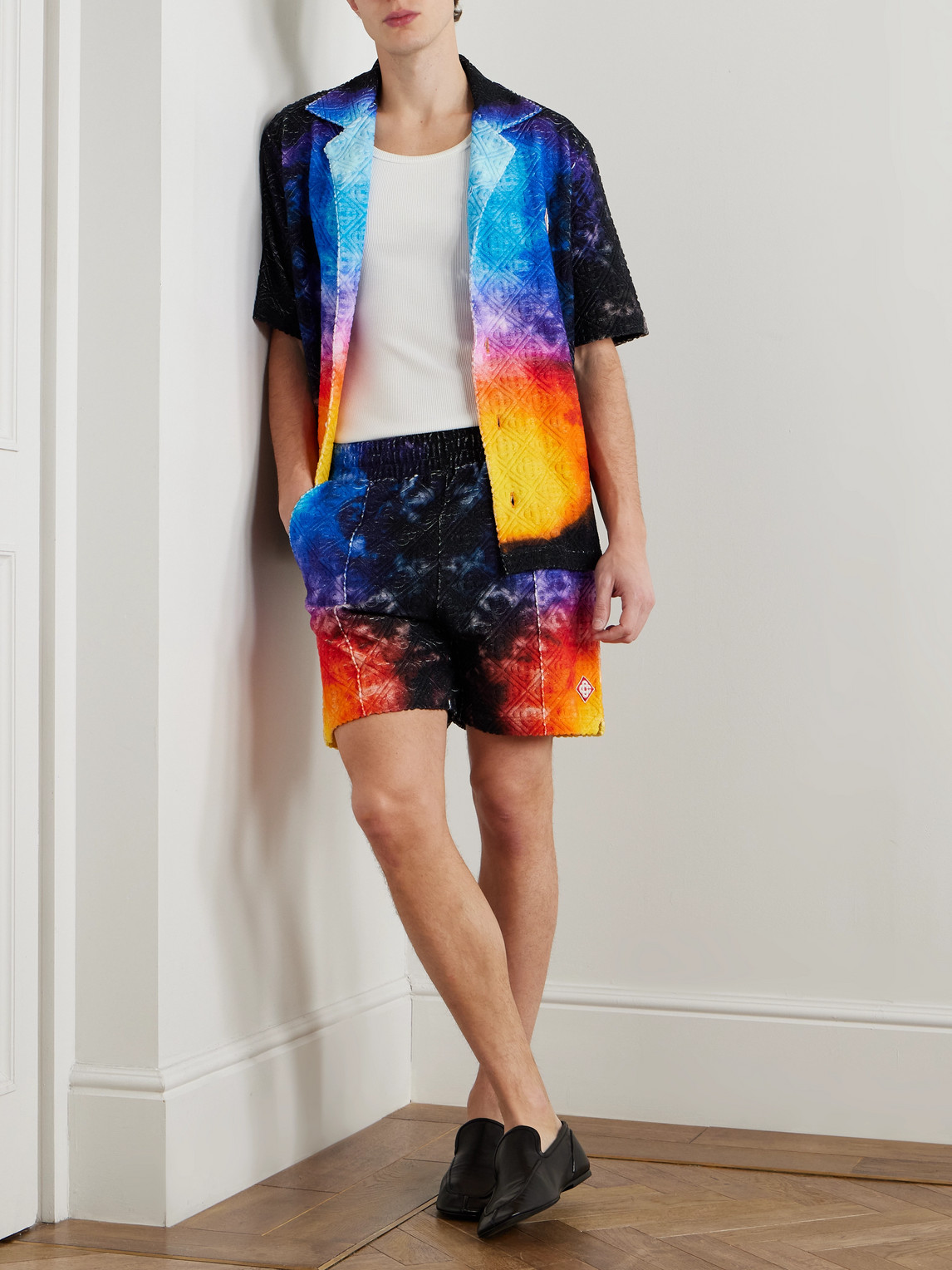 Casablanca The Gradient Towelling Bermuda And Short Multicolor In Blue