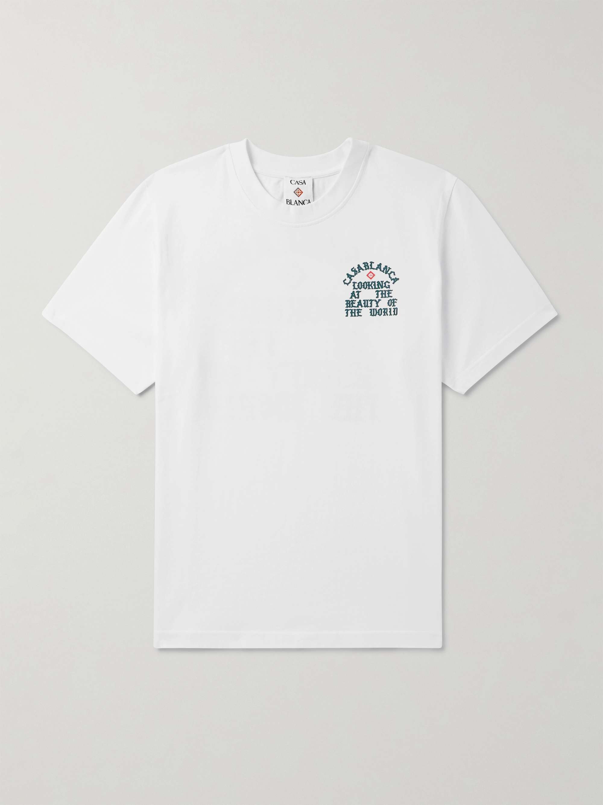 VETEMENTS Oversized Logo-Print Cotton-Jersey T-Shirt for Men VETEMENTS Oversized Logo-Print Cotton-Jersey T-Shirt for Men