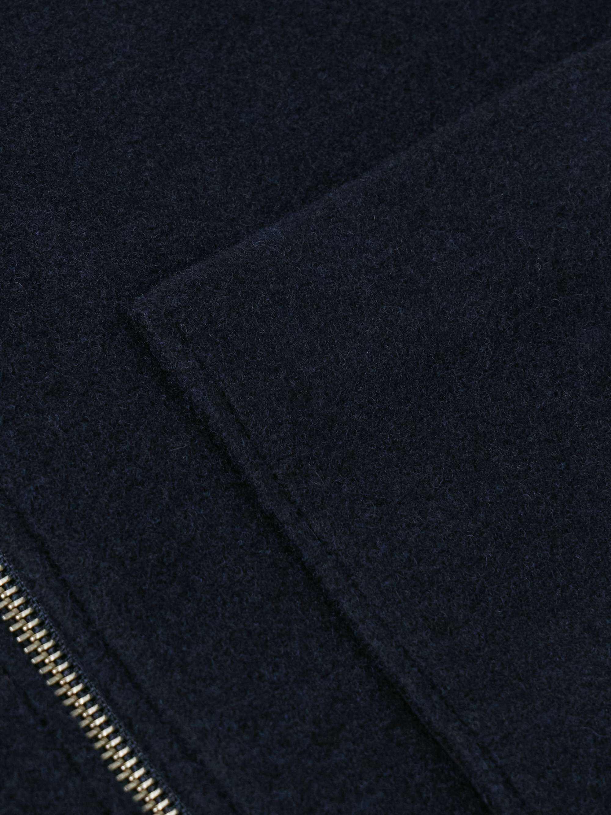 NN07 Gael Checked Brushed Wool-Blend Jacket