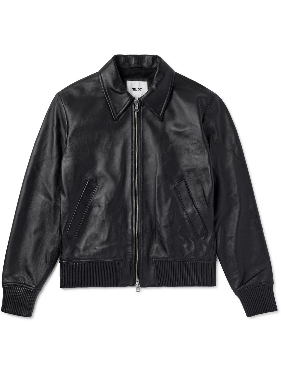 Nn07 Florian 8254 Leather Jacket In Black