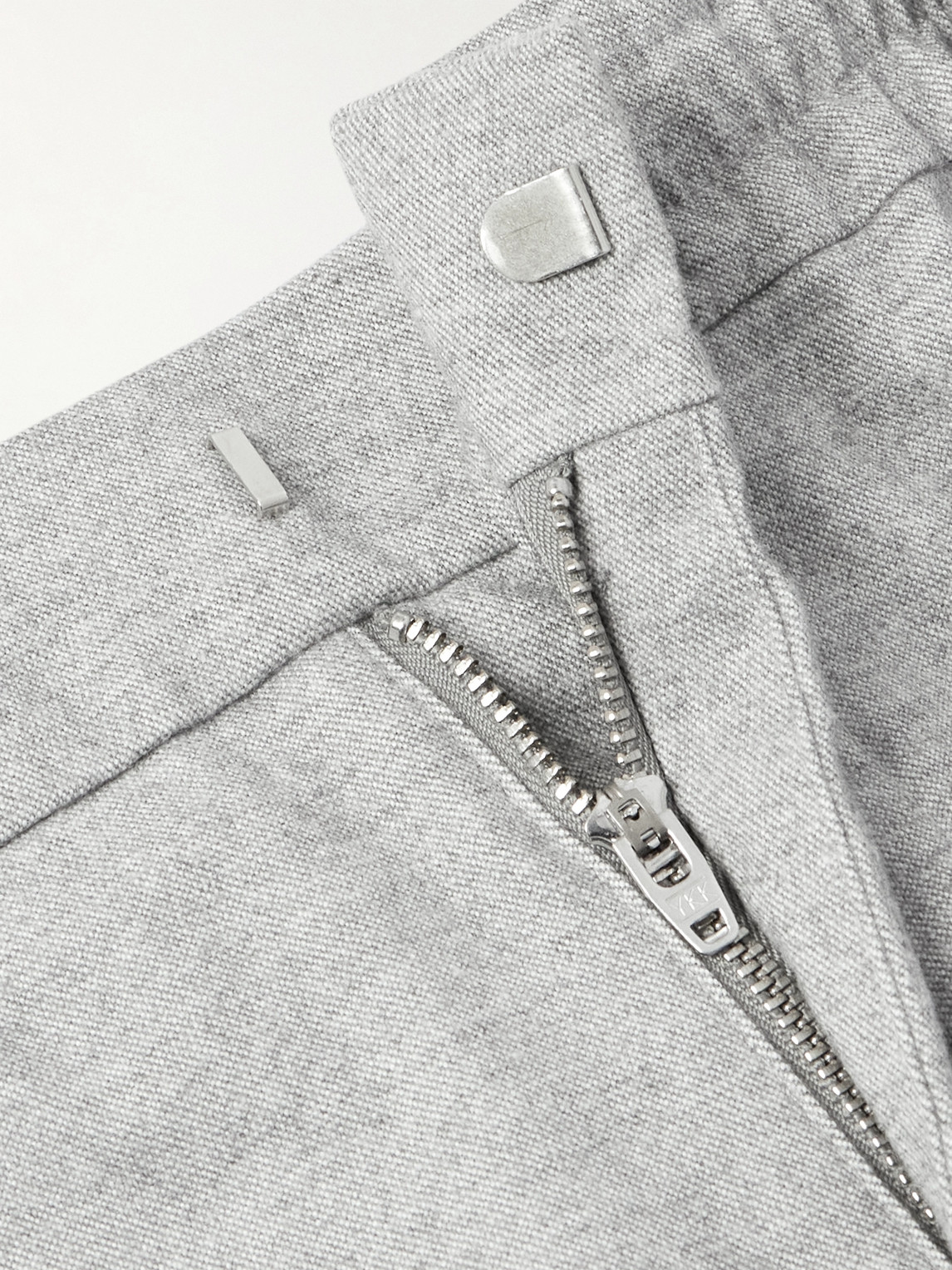 Shop Nn07 Billie 1067 Straight-leg Twill Trousers In Gray