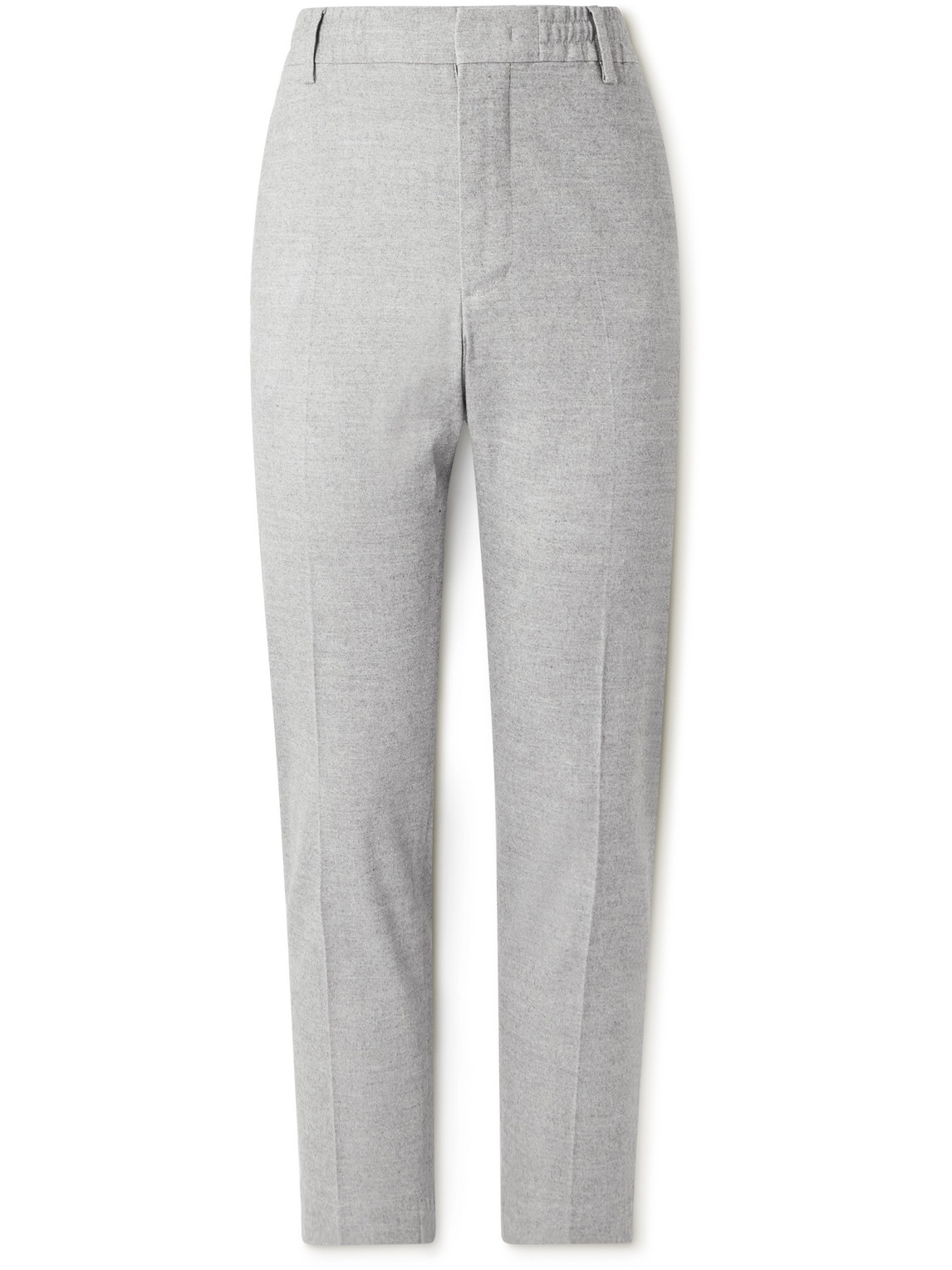 Nn07 Billie 1067 Straight-leg Twill Trousers In Gray