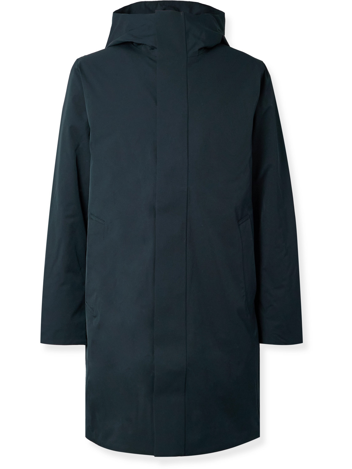 Nn07 Knox 8240 Recycled-shell Hooded Jacket In Blue