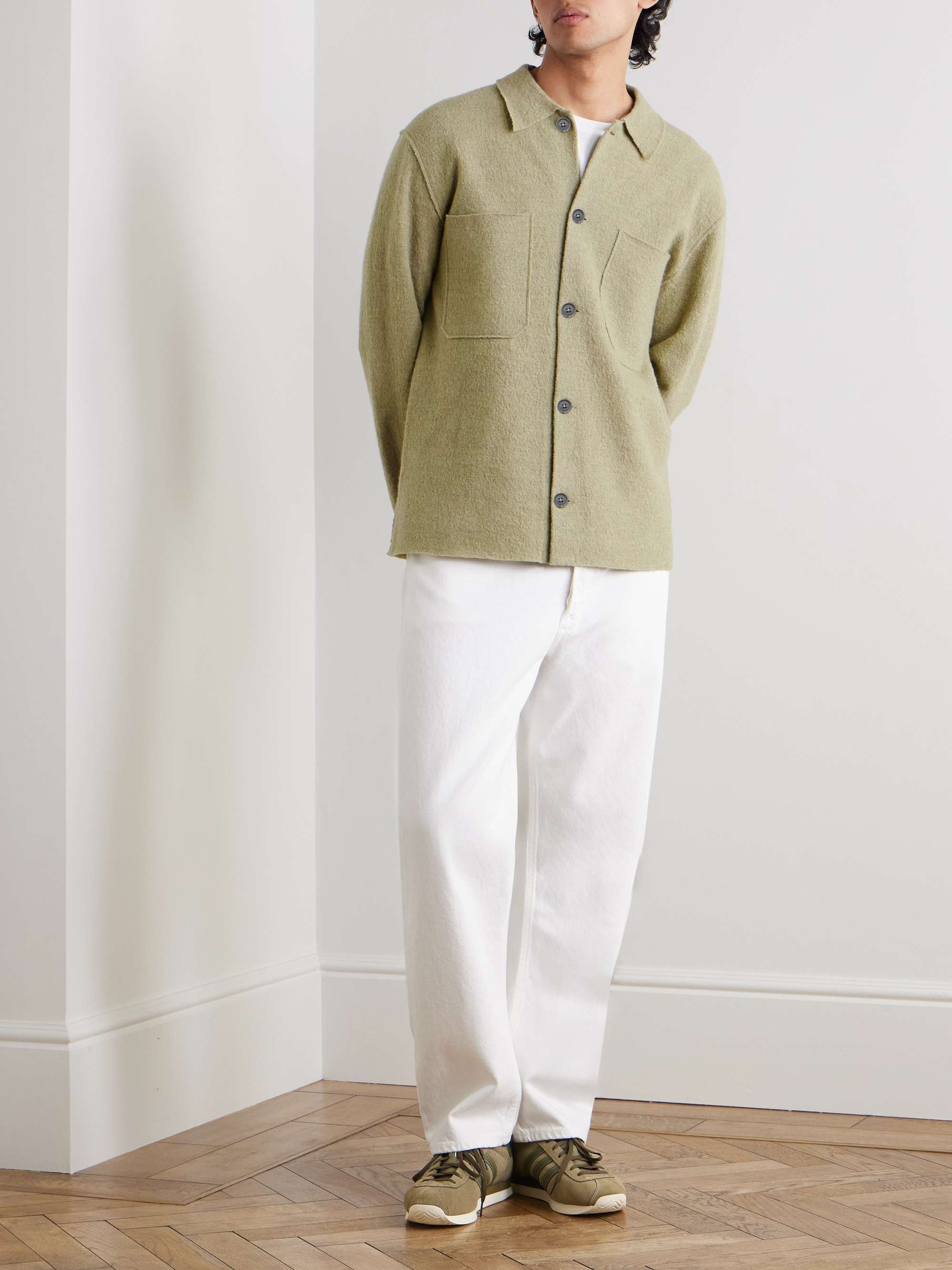 NN07 Overshirt in lana merino Jonas 6398