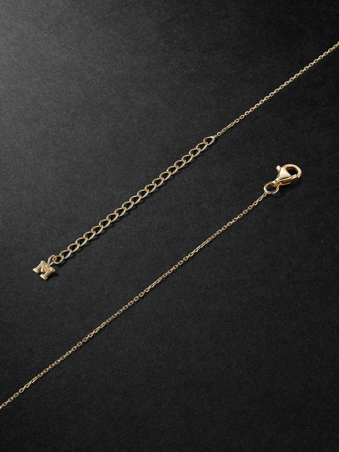 MATEO SUSPENDED CROSS 14-KARAT GOLD PENDANT NECKLACE