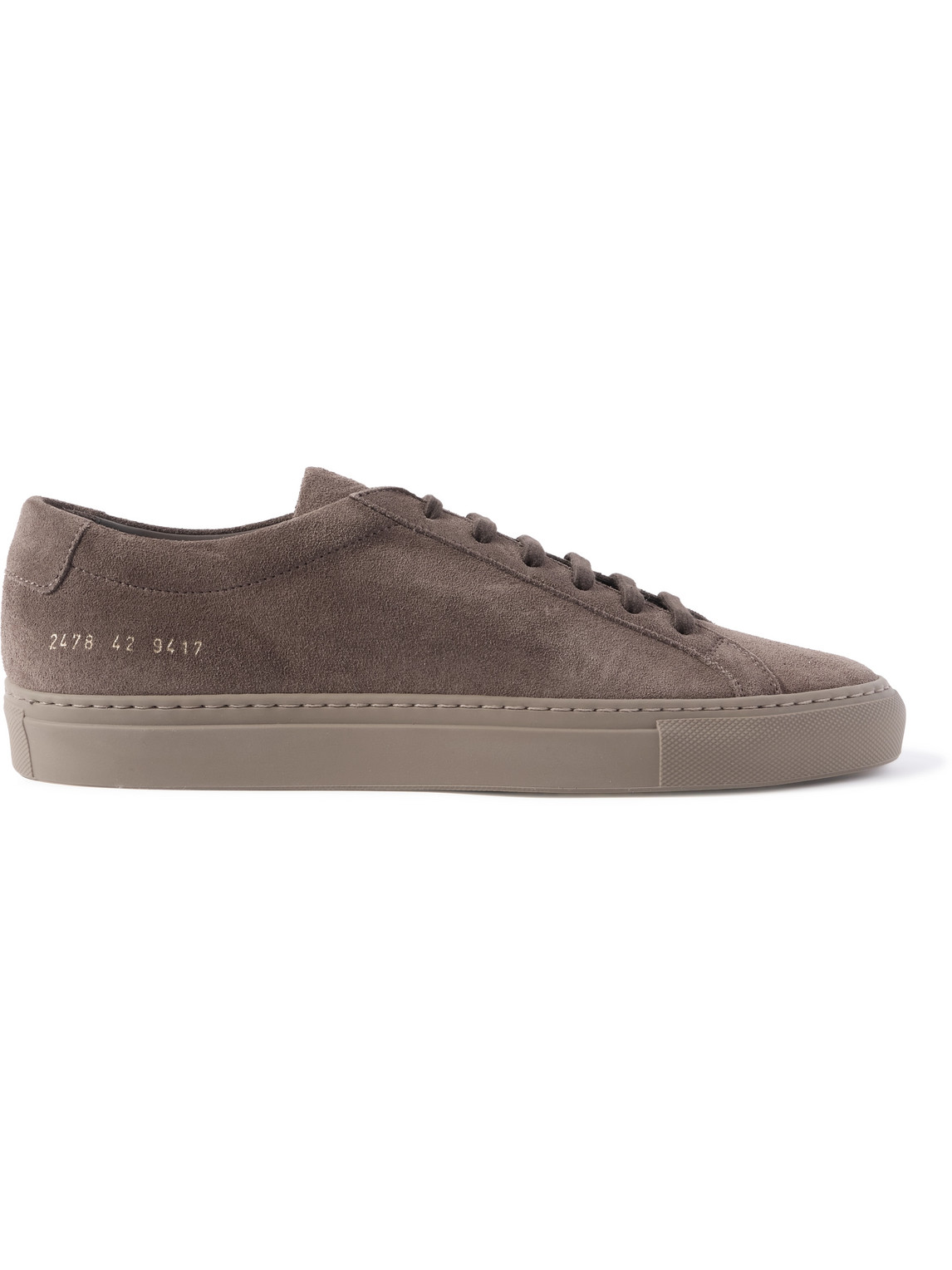 Common Projects Achilles Suede Sneakers In Brown