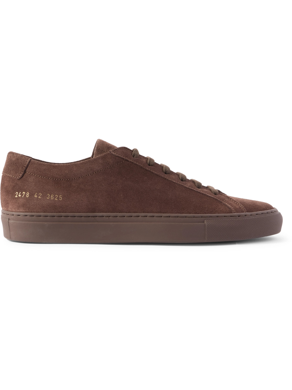 Common Projects Achilles Suede Sneakers In Brown