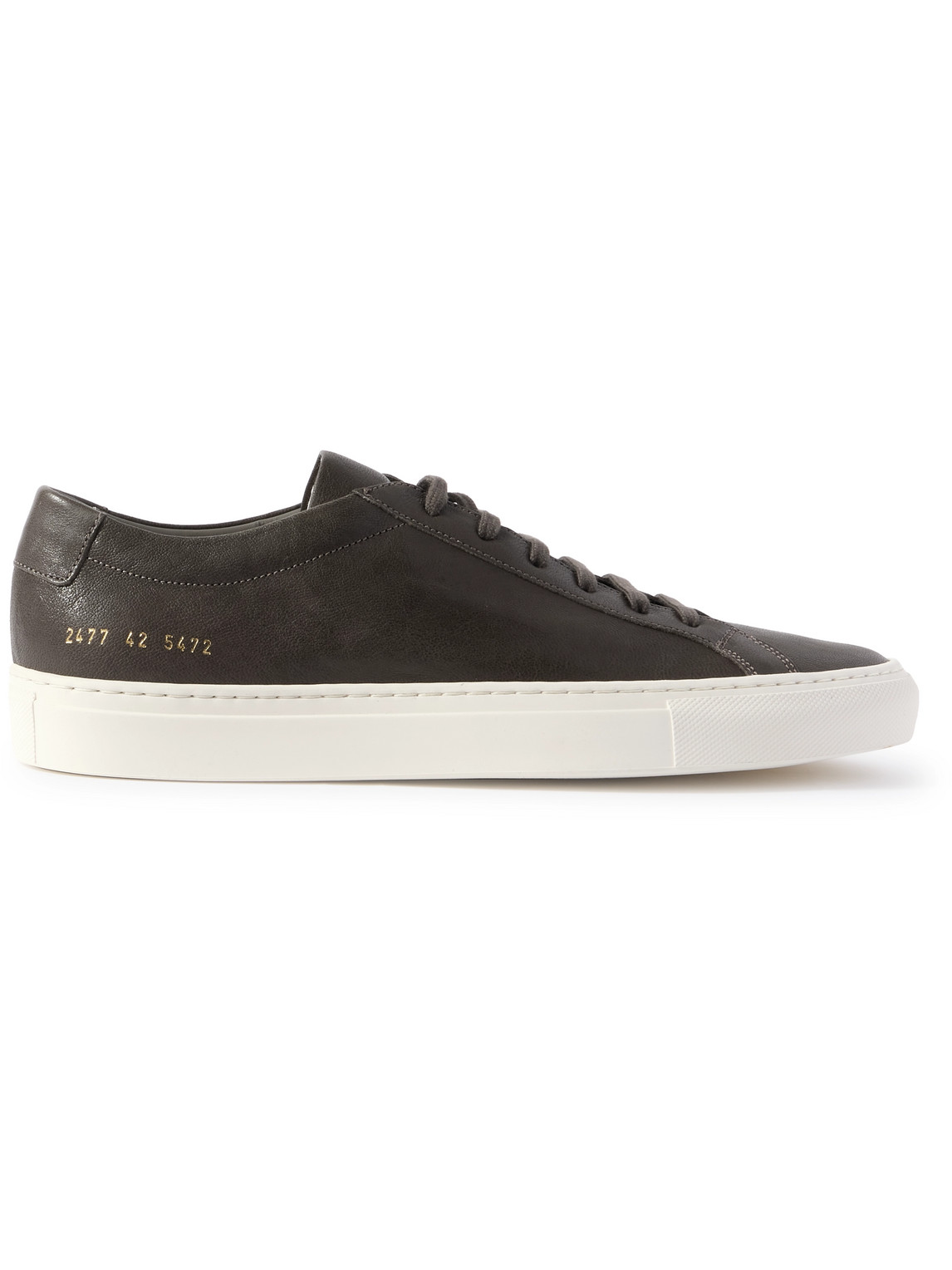 Common Projects Summer Achilles Leather Sneakers In Brown