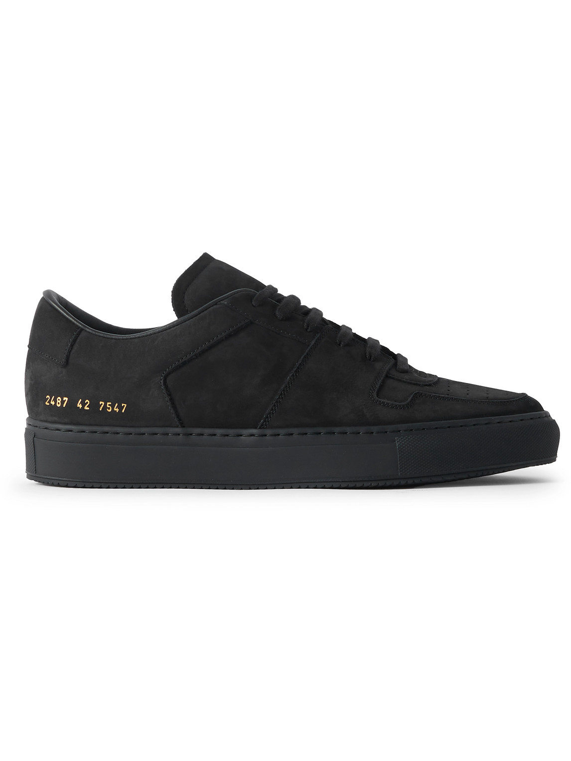 Common Projects Decades Nubuck Sneakers In Black