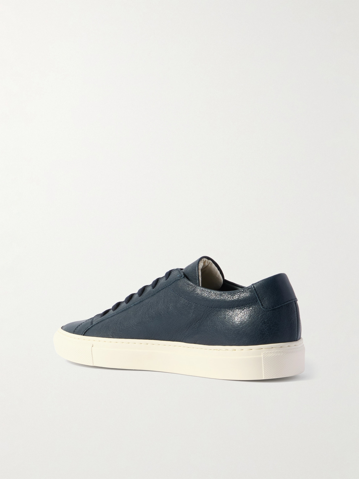 Common Projects Achilles Leather Low-top Sneackers In Blue