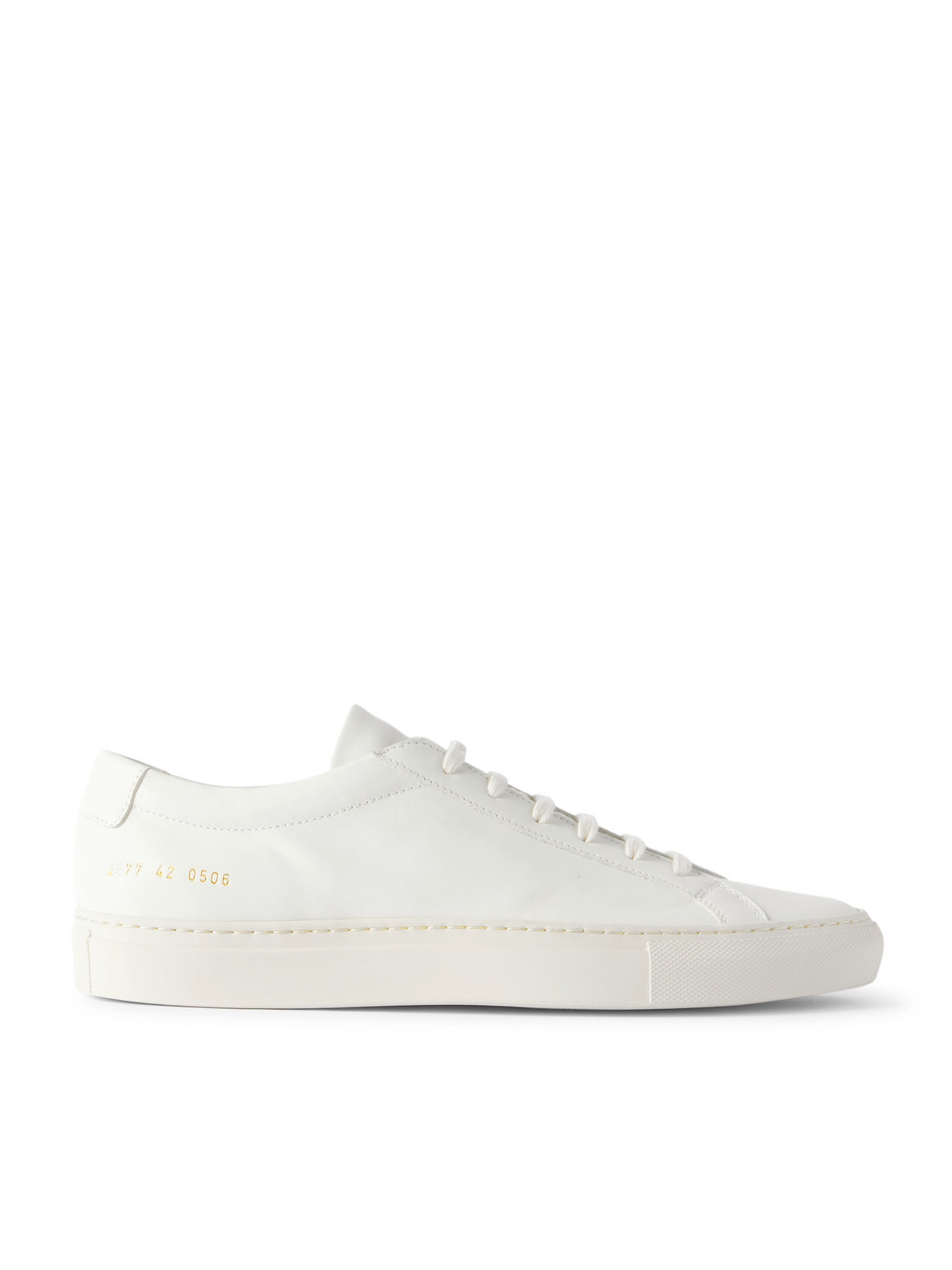Common Projects Summer Achilles Leather Sneakers In White